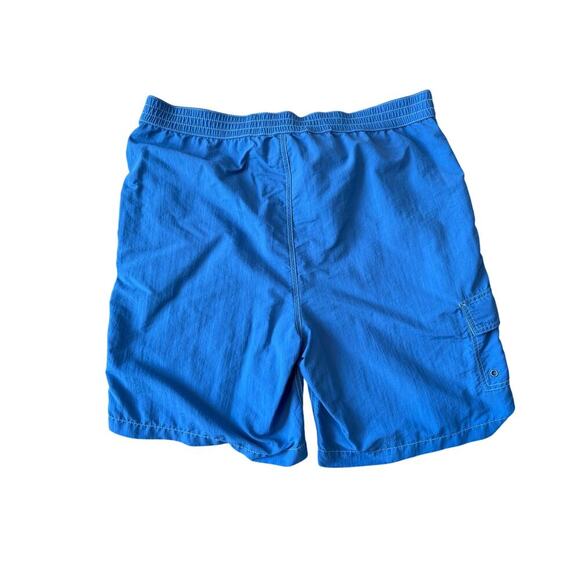 POLO By Ralph Lauren, Men's size Large; swim trunks/shorts; Blue & Yellow - Picture 2 of 7